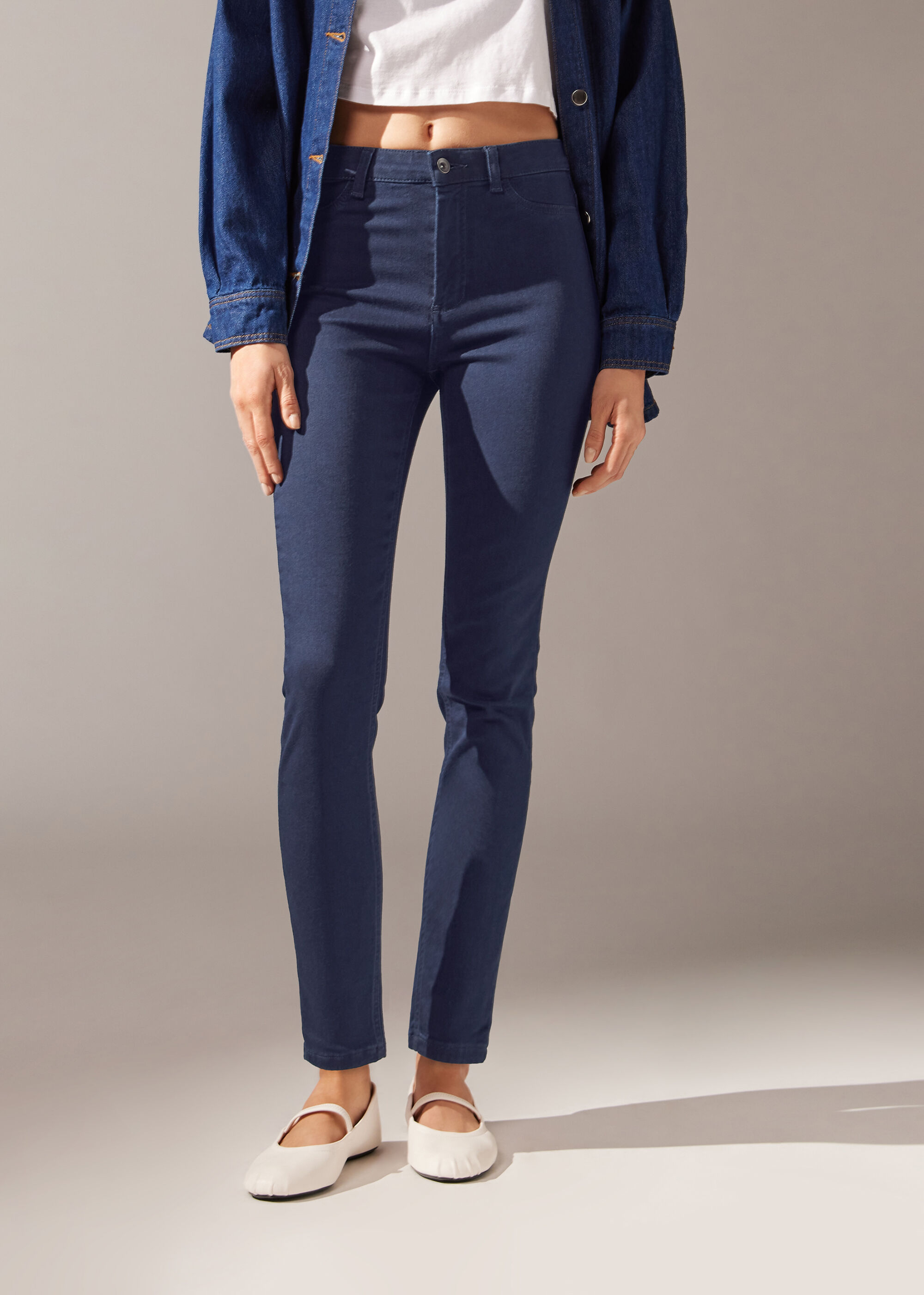 Jean skinny thermique ultra doux