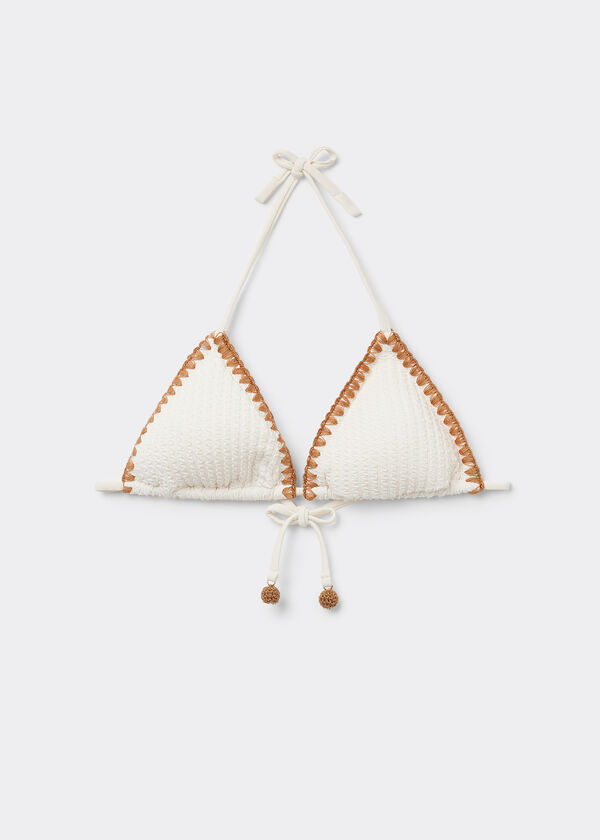 Triangle Bikini Top Bicolor