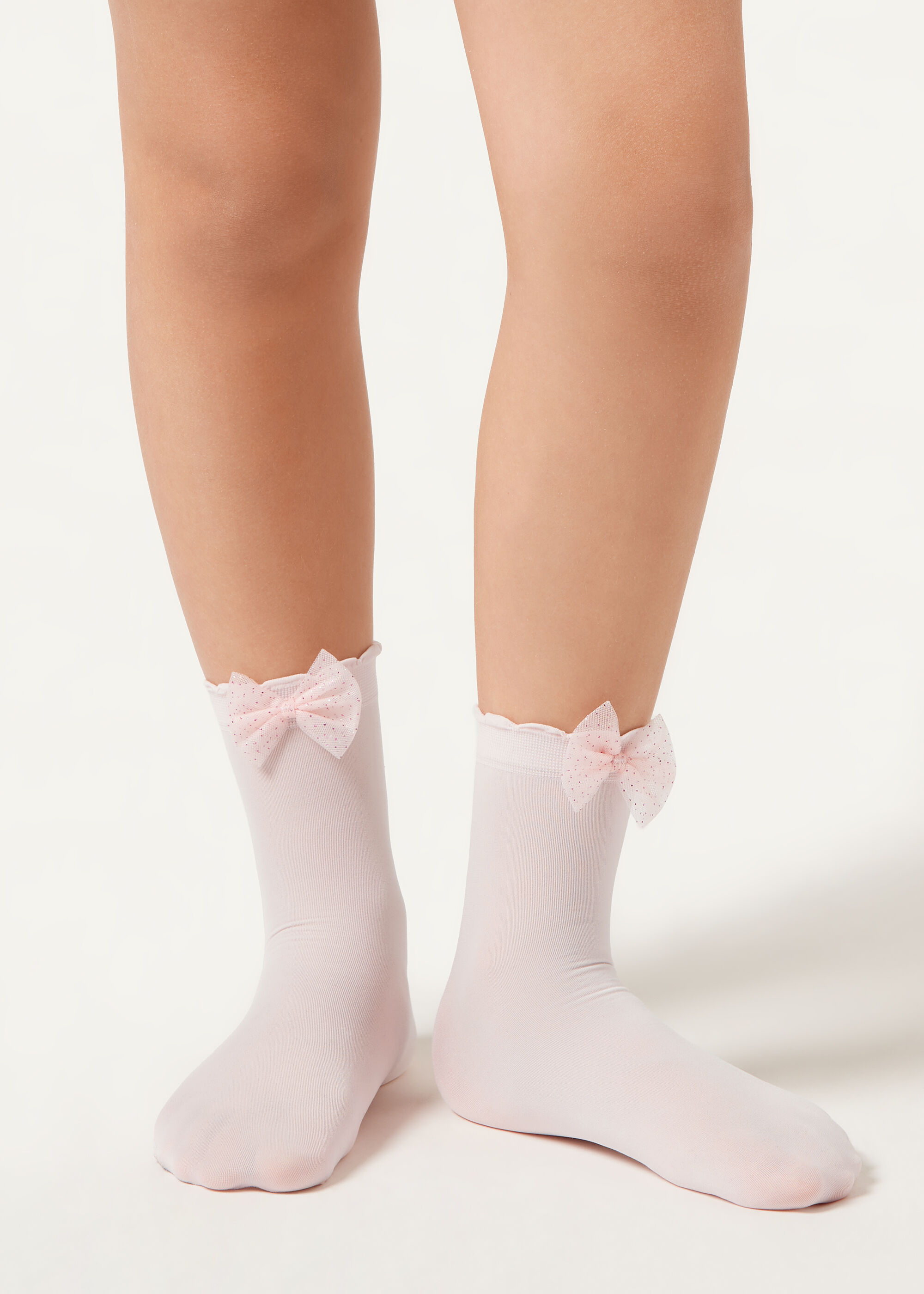 Girls’ Bow Socks