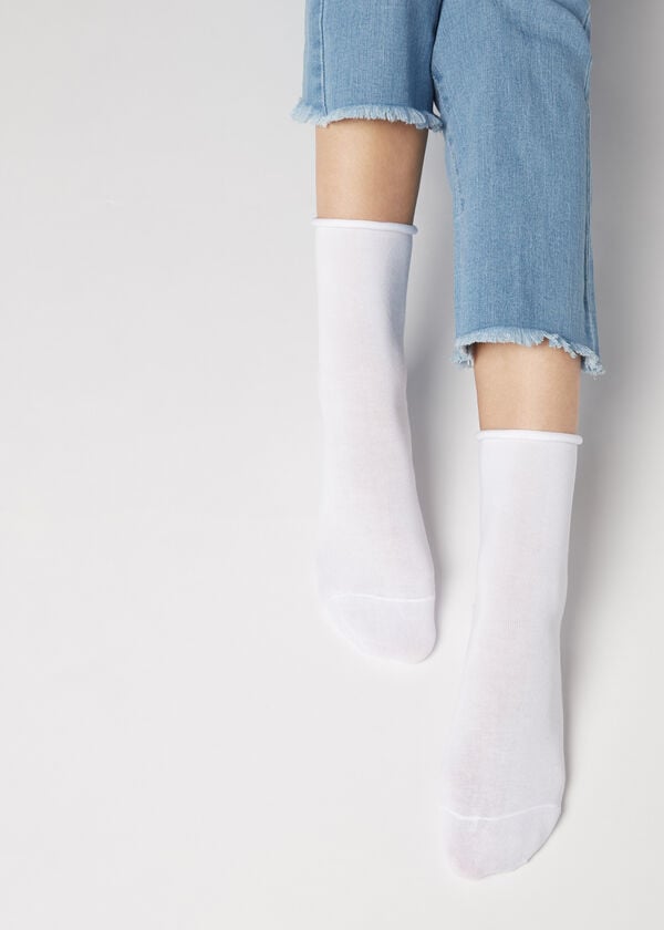 Pamučne kratke čarape bez elastične pasice