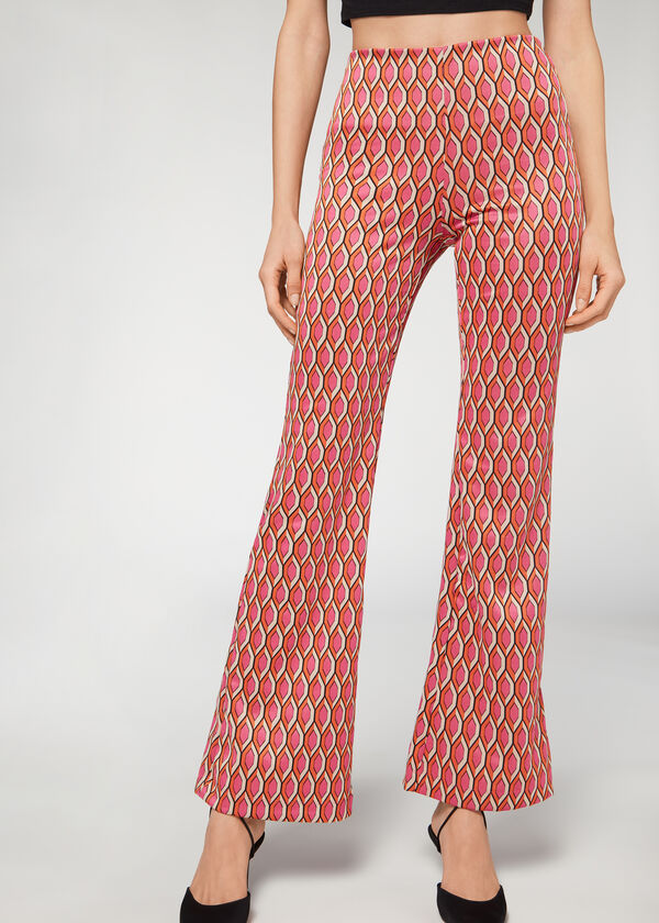 Geometric Flared Leggings - Calzedonia