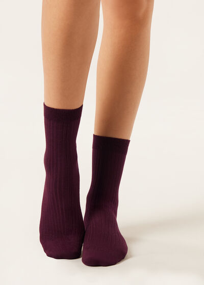 Short Socks with Cashmere