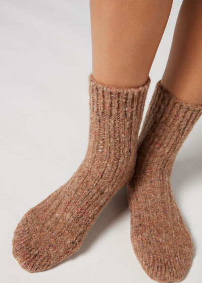 Krátke mäkké ponožky na doma