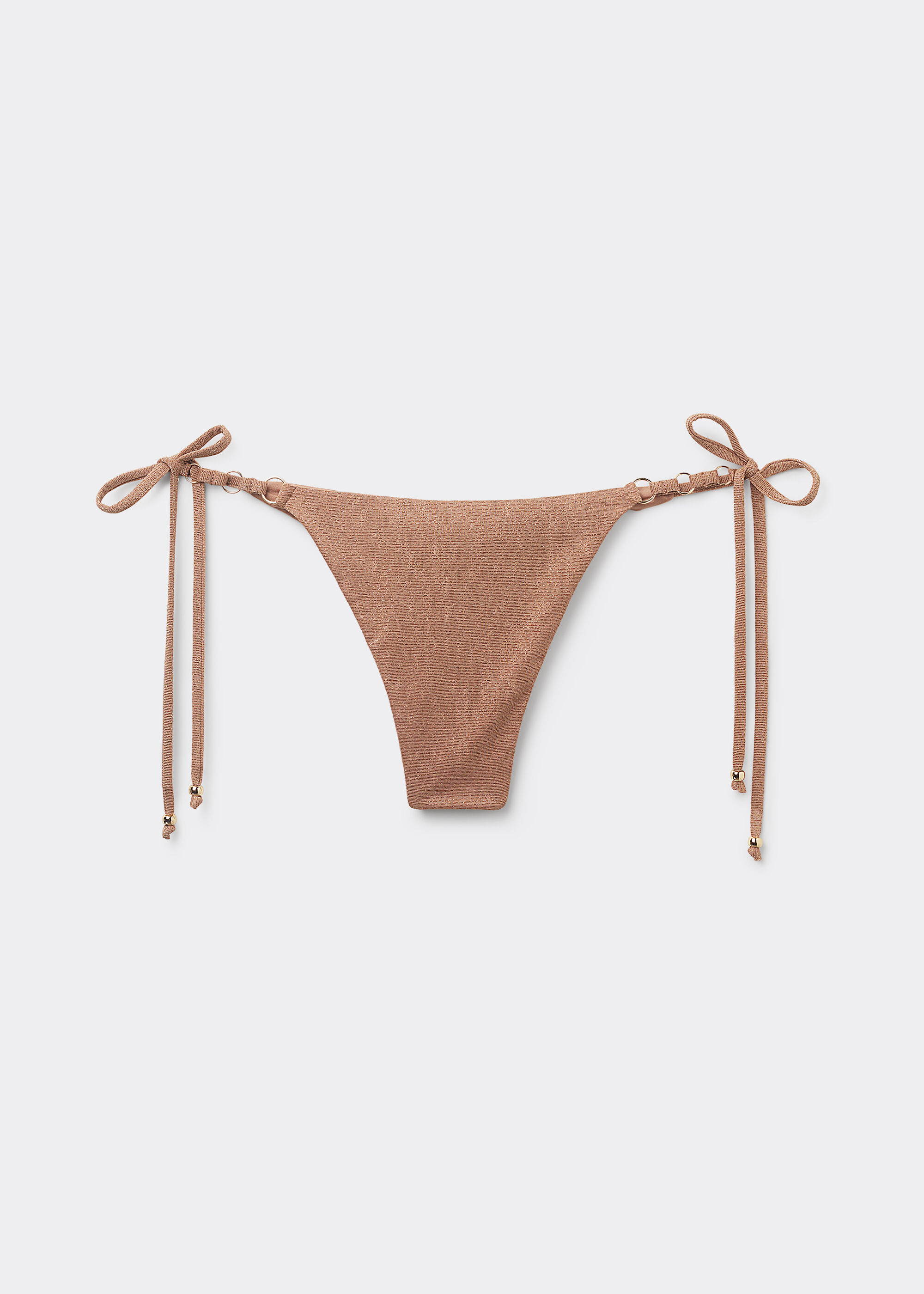 Brazilian bikinitrosa med knytband Golden Gleam