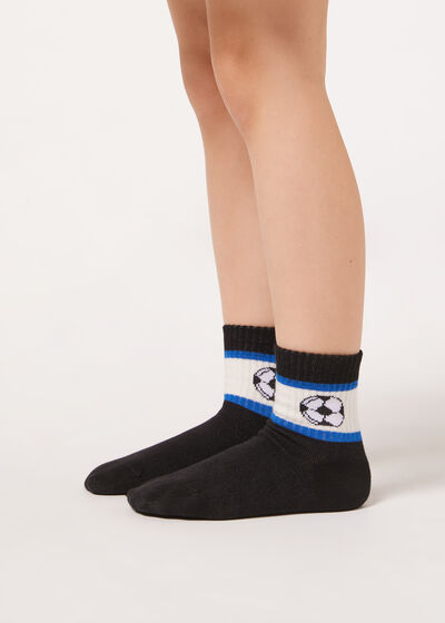 Kids’ Patterned Short Socks