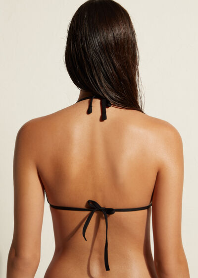 Triangle String Swimsuit Top Casablanca