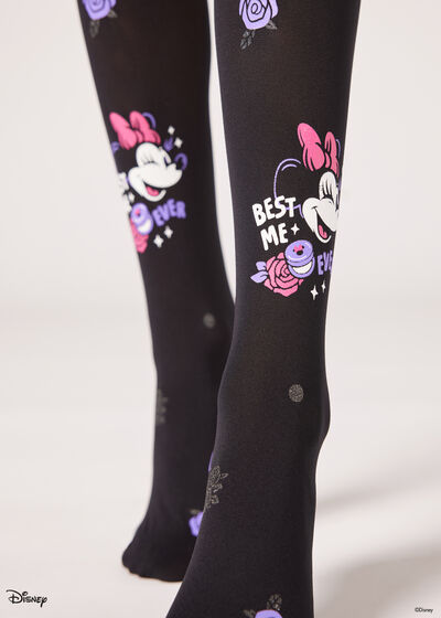 Disney Minnie Print Tights for Girls