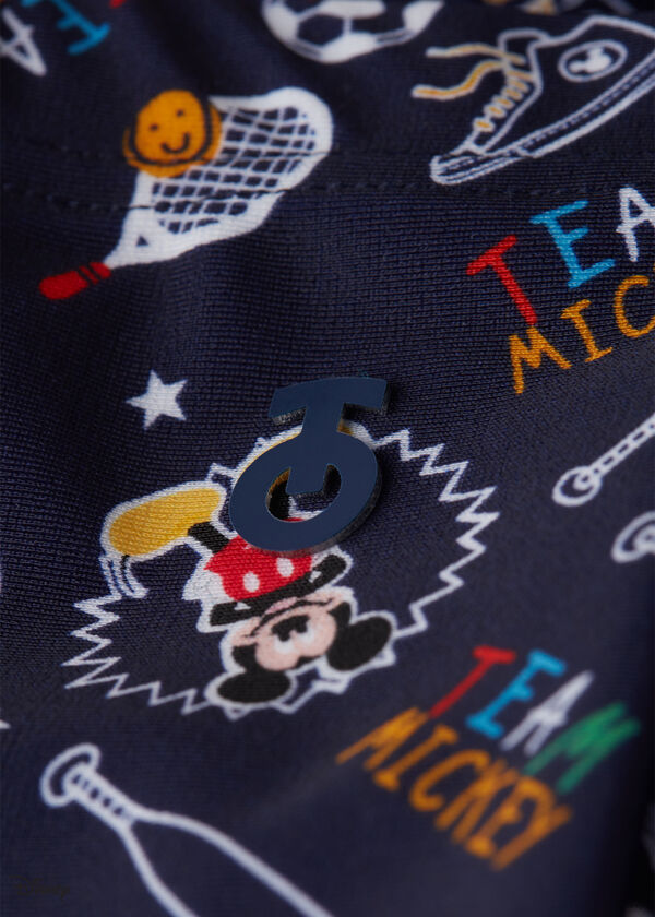 Chlapecké krátké boxerkové plavky s disneyovským vzorem Mickey Mouse