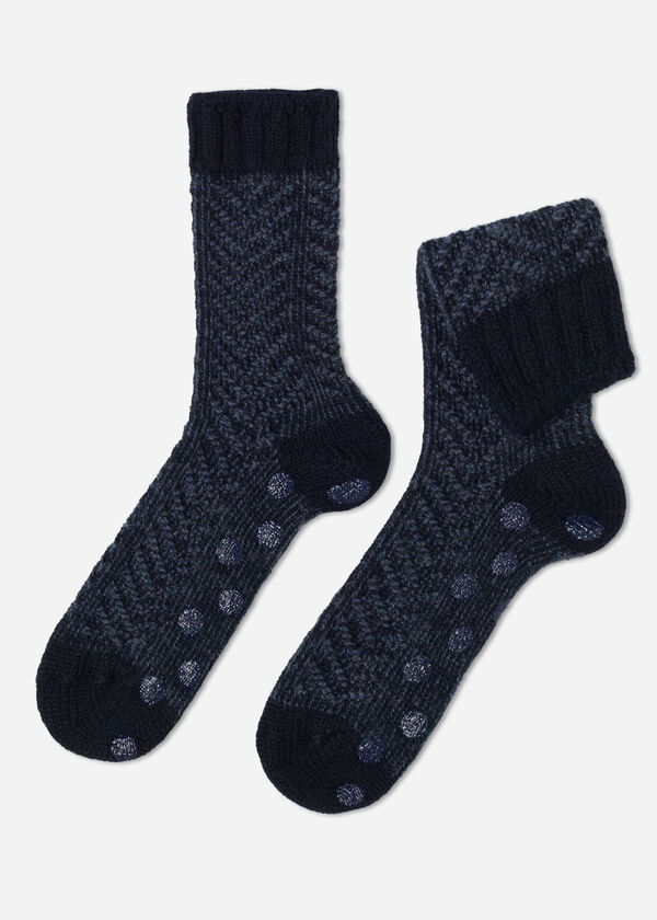 Men’s Patterned Non-Slip Socks
