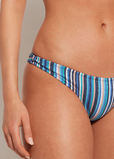 Marbella Lamé Brazilian Bikini Bottoms