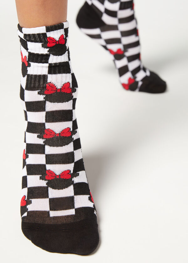 Protuklizne čarape s likovima Minnie i Mickey Mousea
