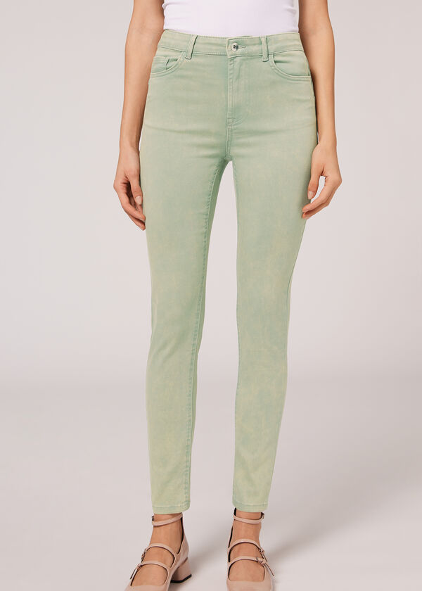 High Waist Soft Touch Skinny Push Up Jeans - Calzedonia