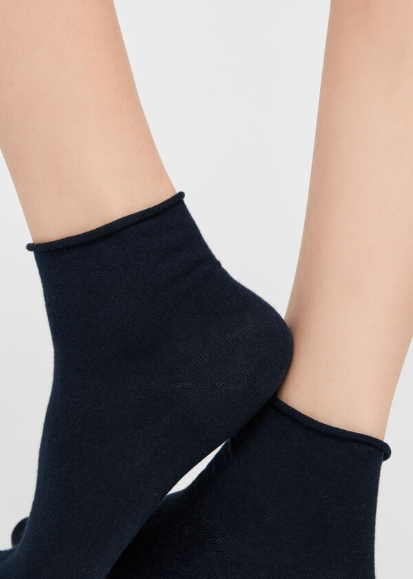 Cotton Bandless Short Socks