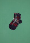Kurze Socken mit Weihnachtsmuster für Kinder