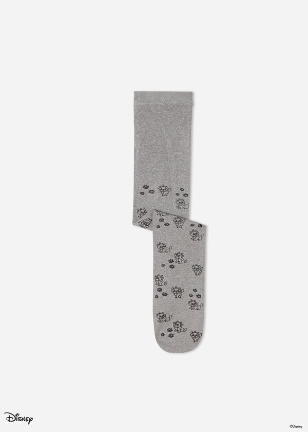 Čarape s gaćicama za djevojčice od mikrovlakana s Disneyevim otiskom Mačaka iz visokog društva