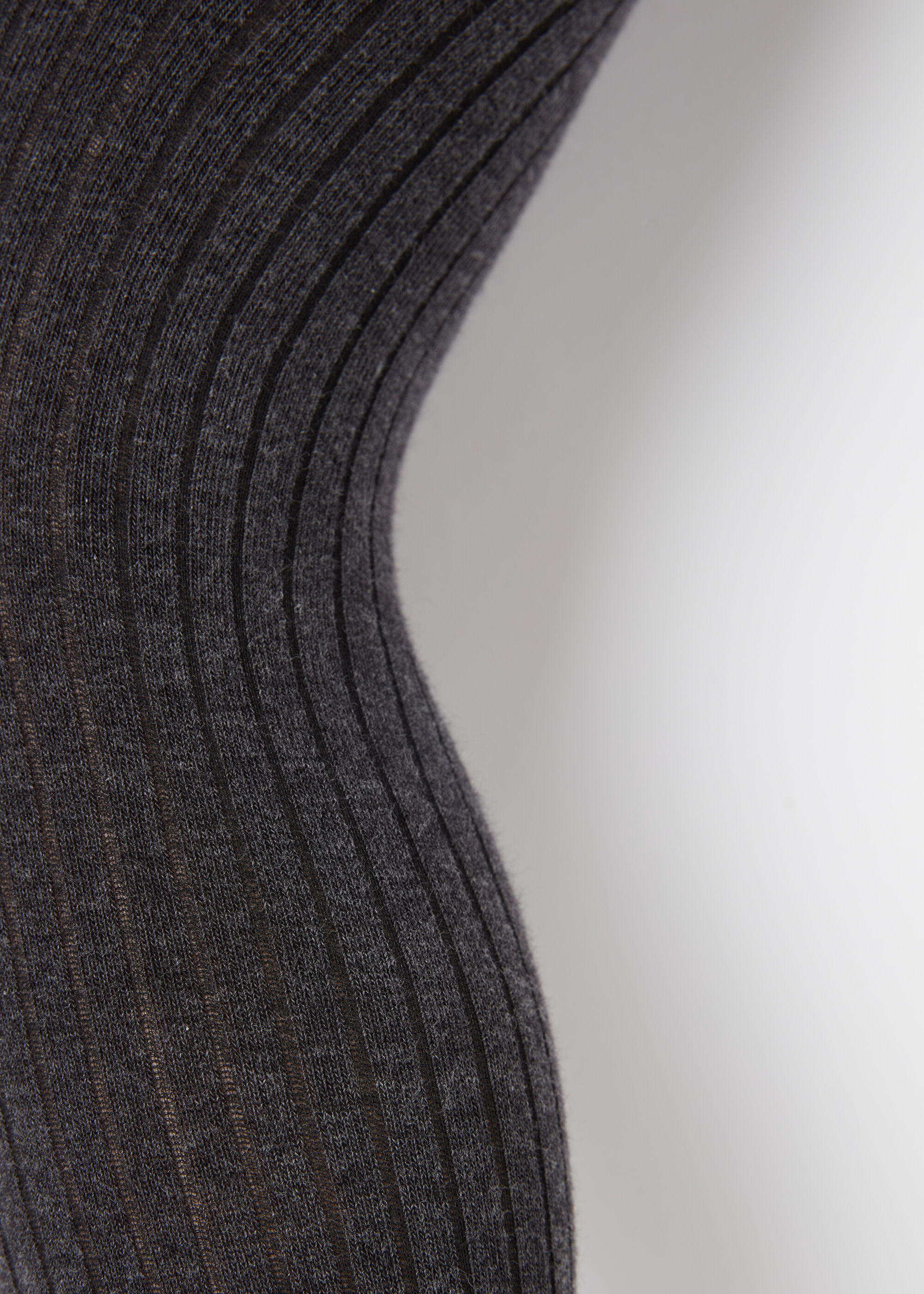 Strumpfhose aus gerippter Baumwolle für Mädchen
