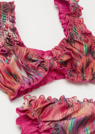 Bikini für Mädchen Multicolor Ethnic