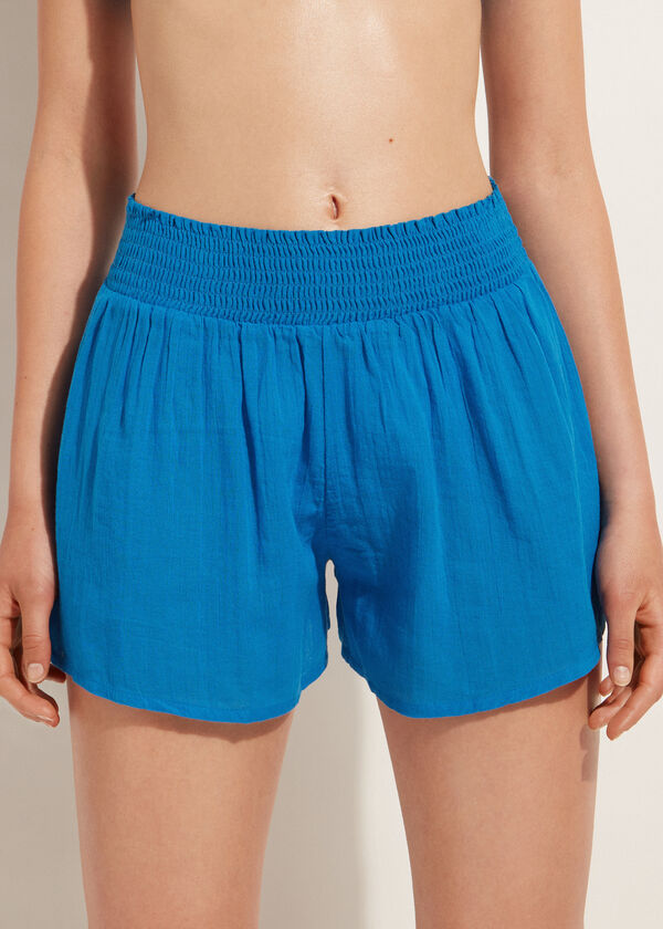 Shorts aus Baumwolle