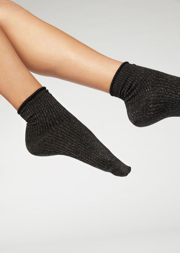 Chaussettes Courtes avec Laine chinée douce - Chaussettes basses -  Calzedonia