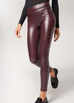 Warme Leder-Effekt-Leggings