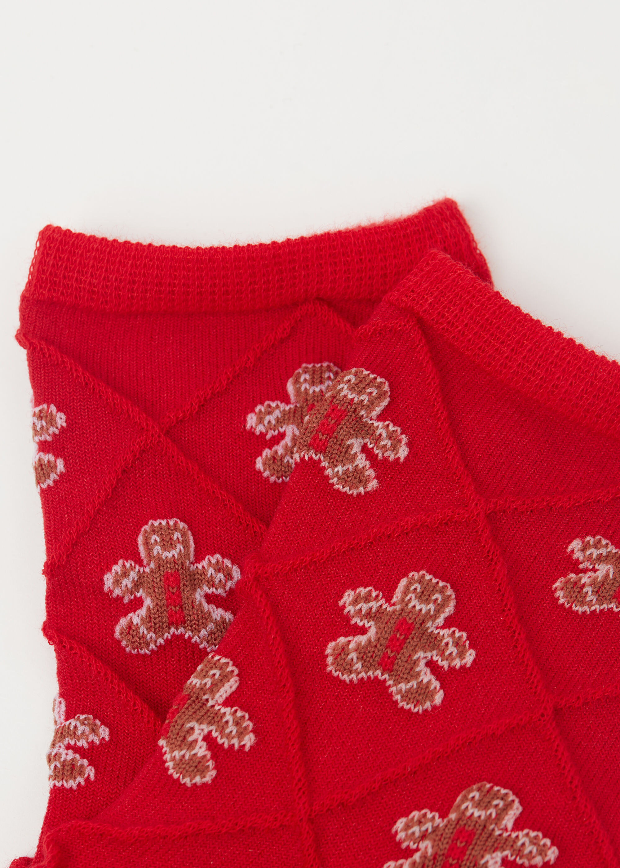 Kids’ Christmas Gingerbread Man Socks