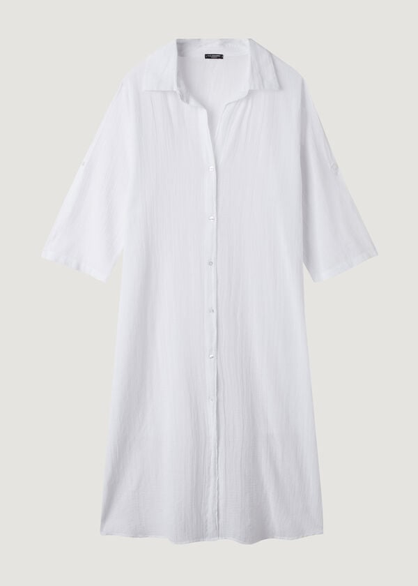Cotton Maxi Shirt