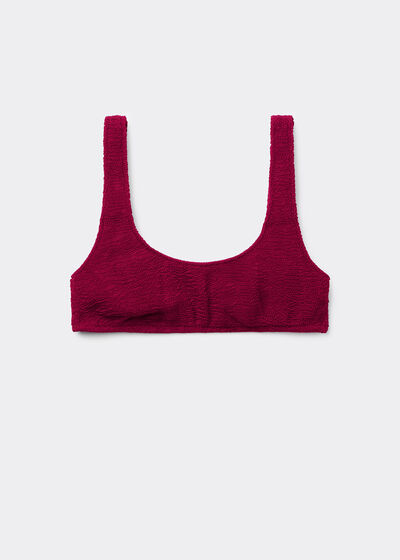 Bustier-Bikinioberteil Crinkle Waves