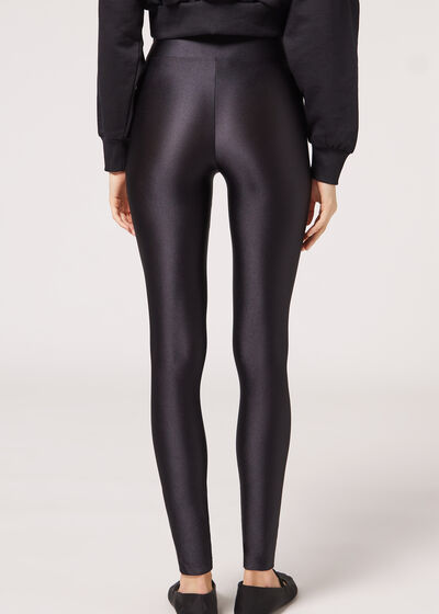 Superglansiga leggings