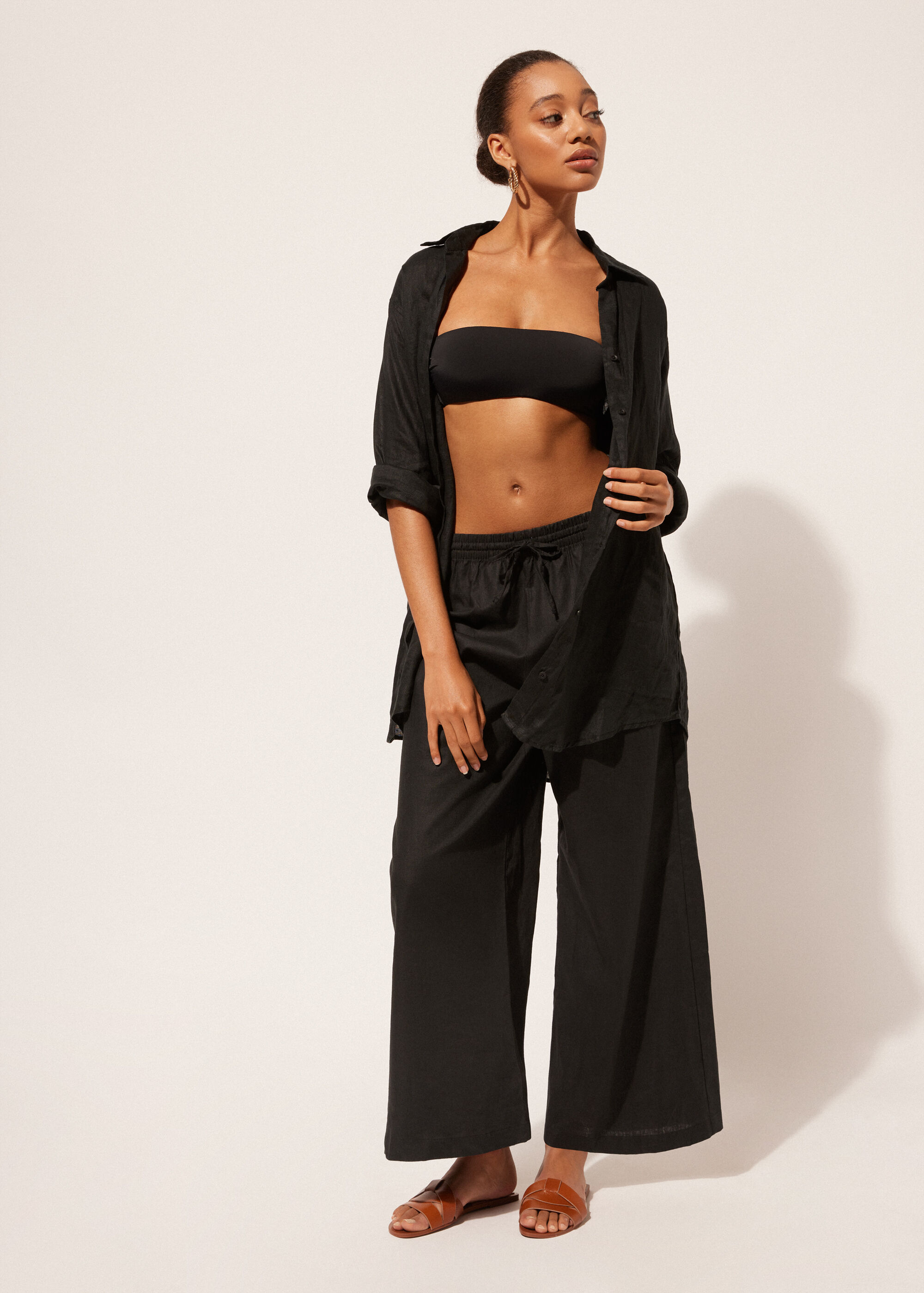 Cotton and Linen Pants