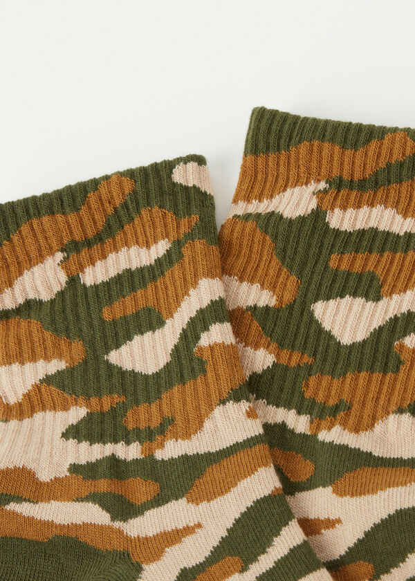 Chaussettes Courtes de Sport Camouflage