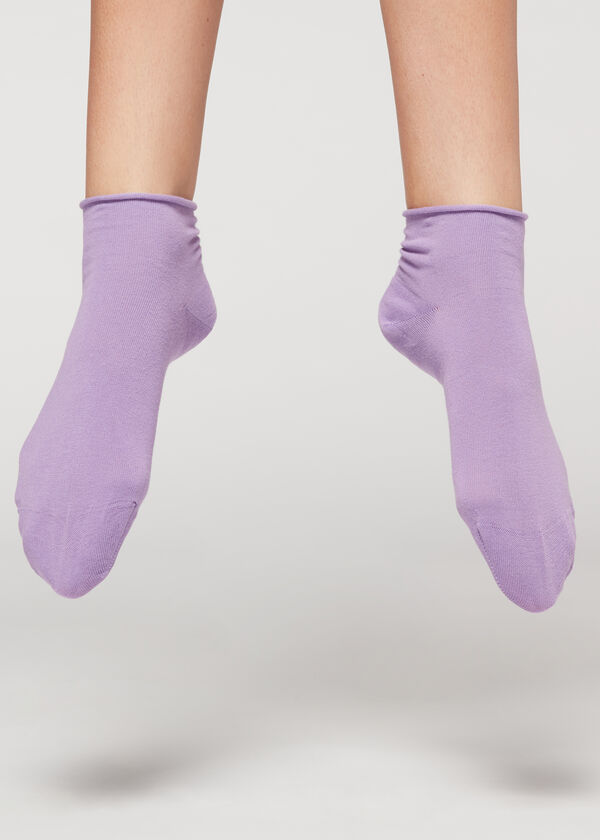 Cotton Bandless Short Socks