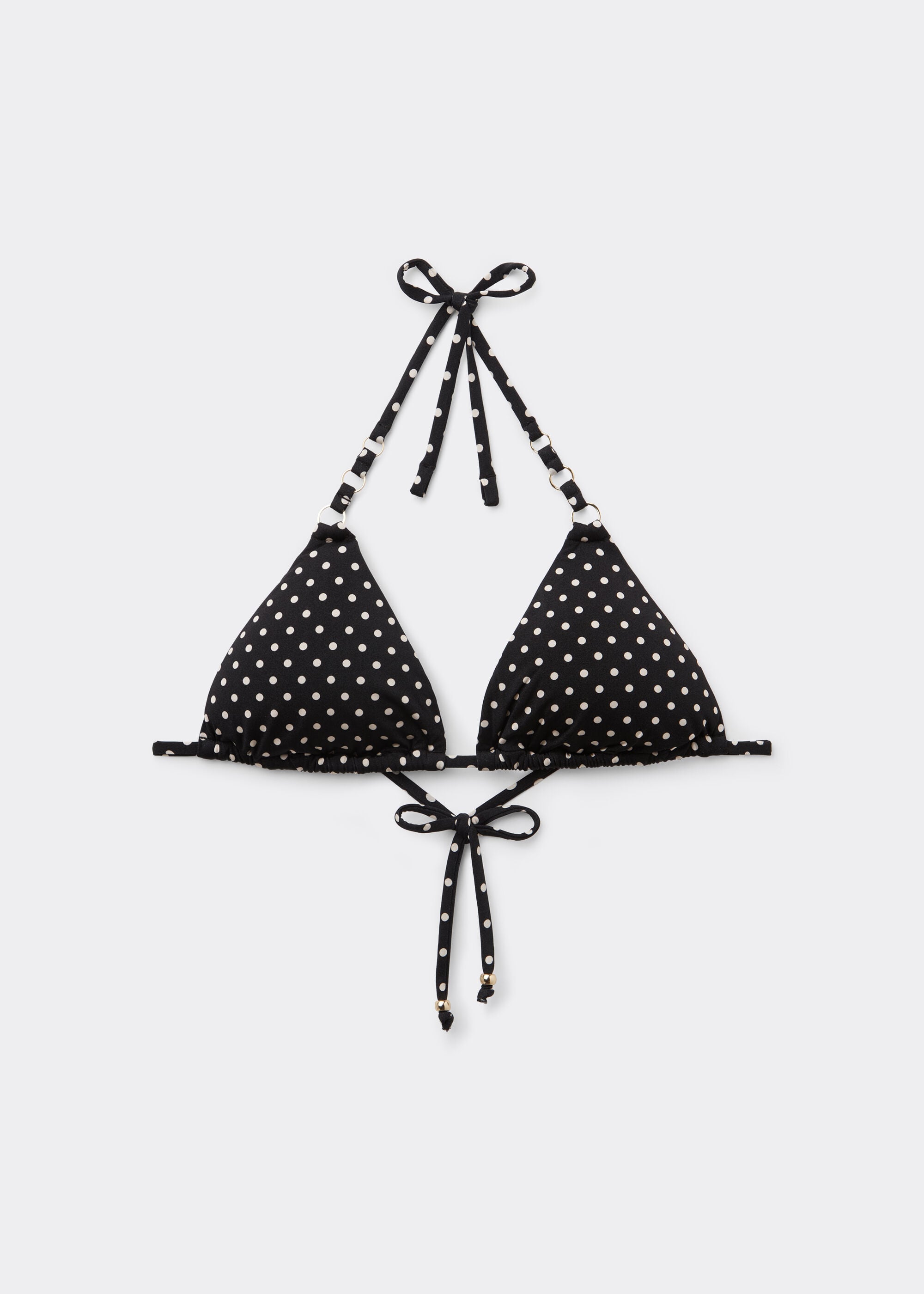 Triangolo Costume Polka Dot Black