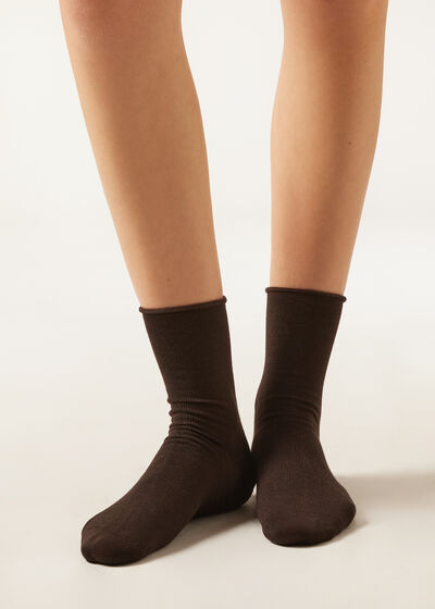 女士羊毛棉短襪