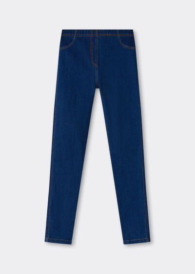 Girls&rsquo; Denim Leggings