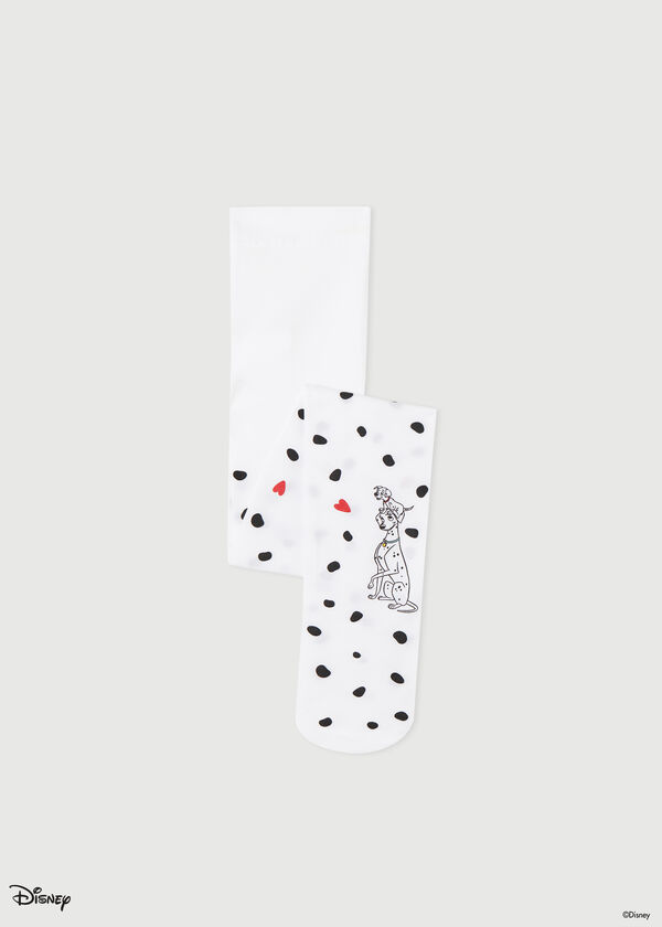 Disney 101 Dalmaçyalı Mikrofiber Külotlu Kız Çocuk Çorabı
