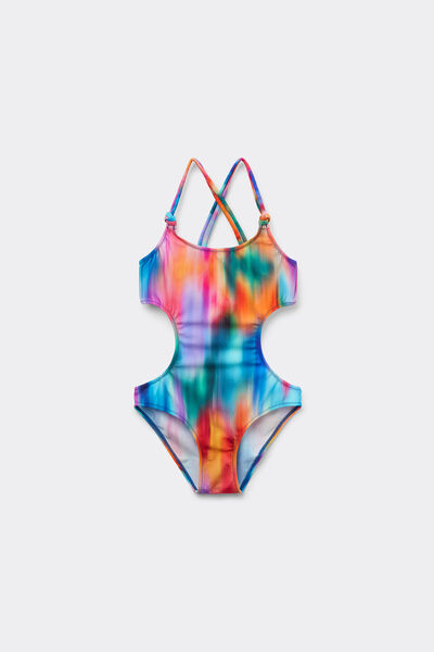 Calzedonia Bañador Entero Niña Rainbow Shades Chica Tamaño 2