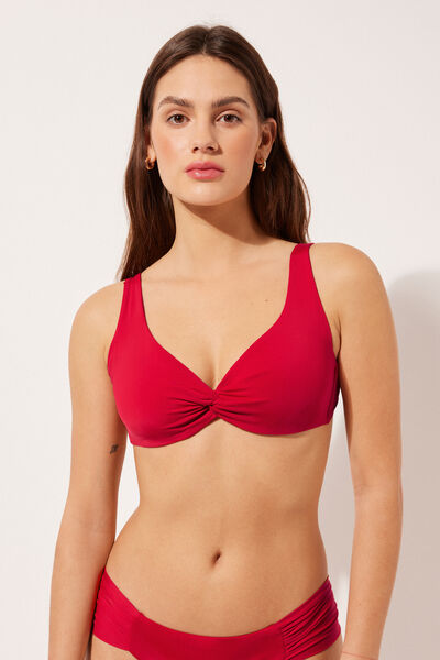 Balconette Swimsuit Top Indonesia Woman Red Size 4 - Calzedonia - Modalova
