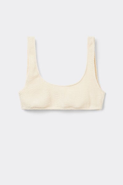 Calzedonia Bikini Top Crinkle Waves Mujer  Tamaño 1
