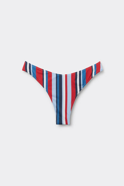 Calzedonia Brasileña Bikini Nautical Stripes Mujer Tamaño L
