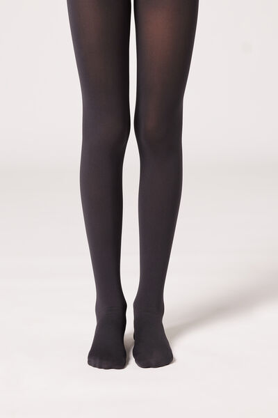 Calzedonia Panty básico 50 denier para niña Chica Negro Tamaño 4-6