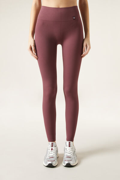 Seamless Workout Leggings Woman Red Size S/M - Calzedonia - Modalova