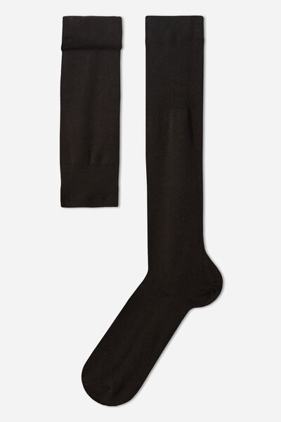 Calzedonia Calcetín largo con cashmere de hombre Hombre Marrón Tamaño 42-43