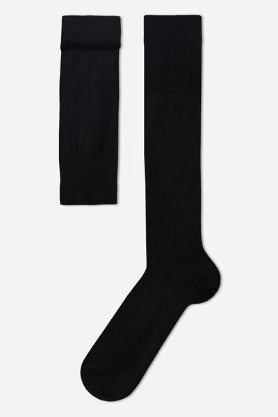 Calzedonia Calcetín largo con cashmere de hombre Hombre Negro Tamaño 37-39