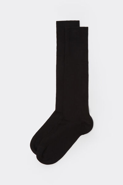 Calzedonia Calcetín largo con cashmere para hombre Hombre Negro Tamaño 40-41