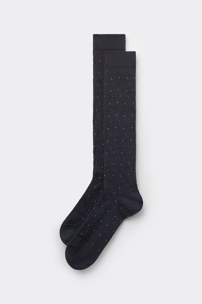 Calzedonia Calcetines Largos Algodón Estampado Hombre Hombre Tamaño TU