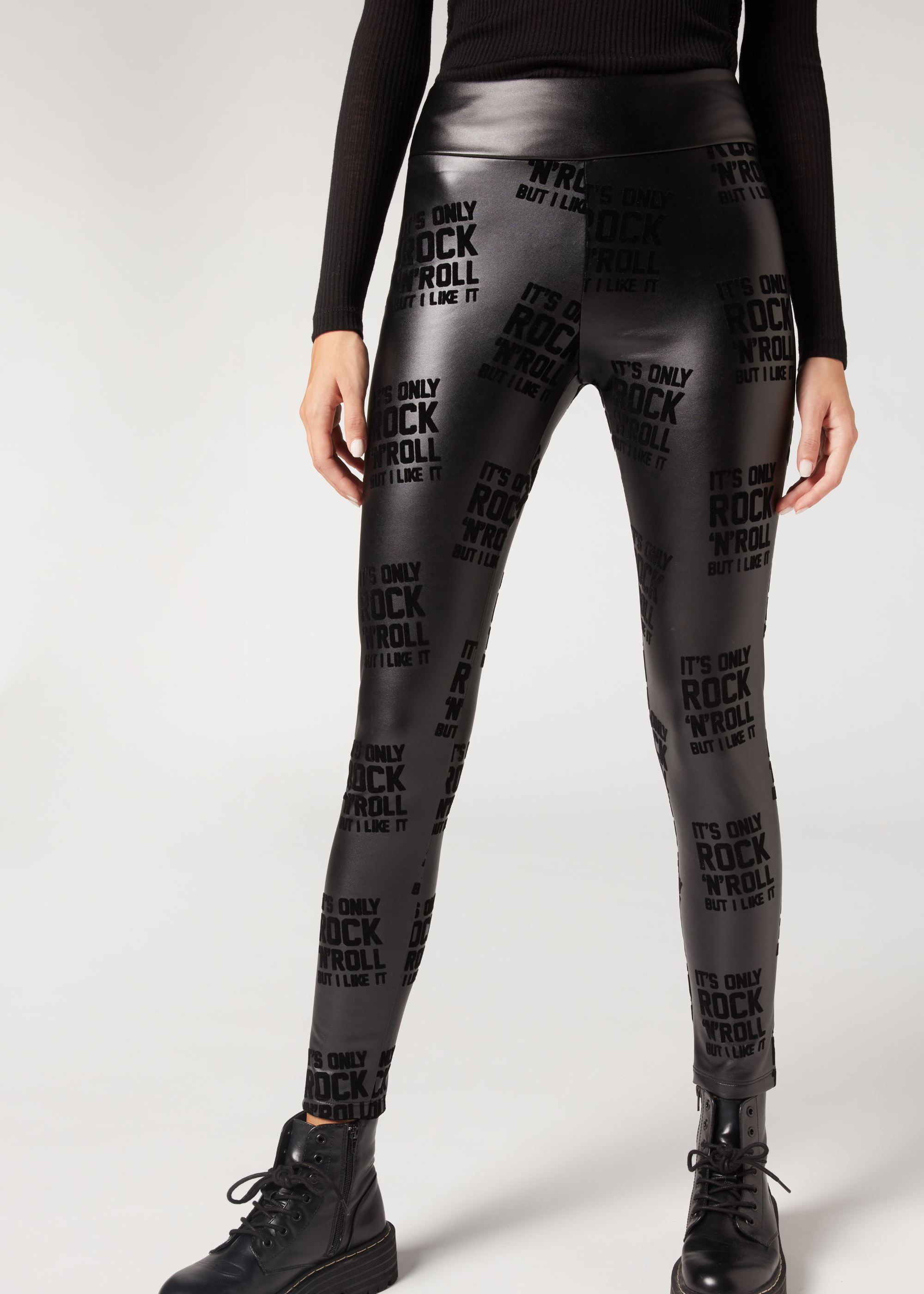 calzedonia leather pants