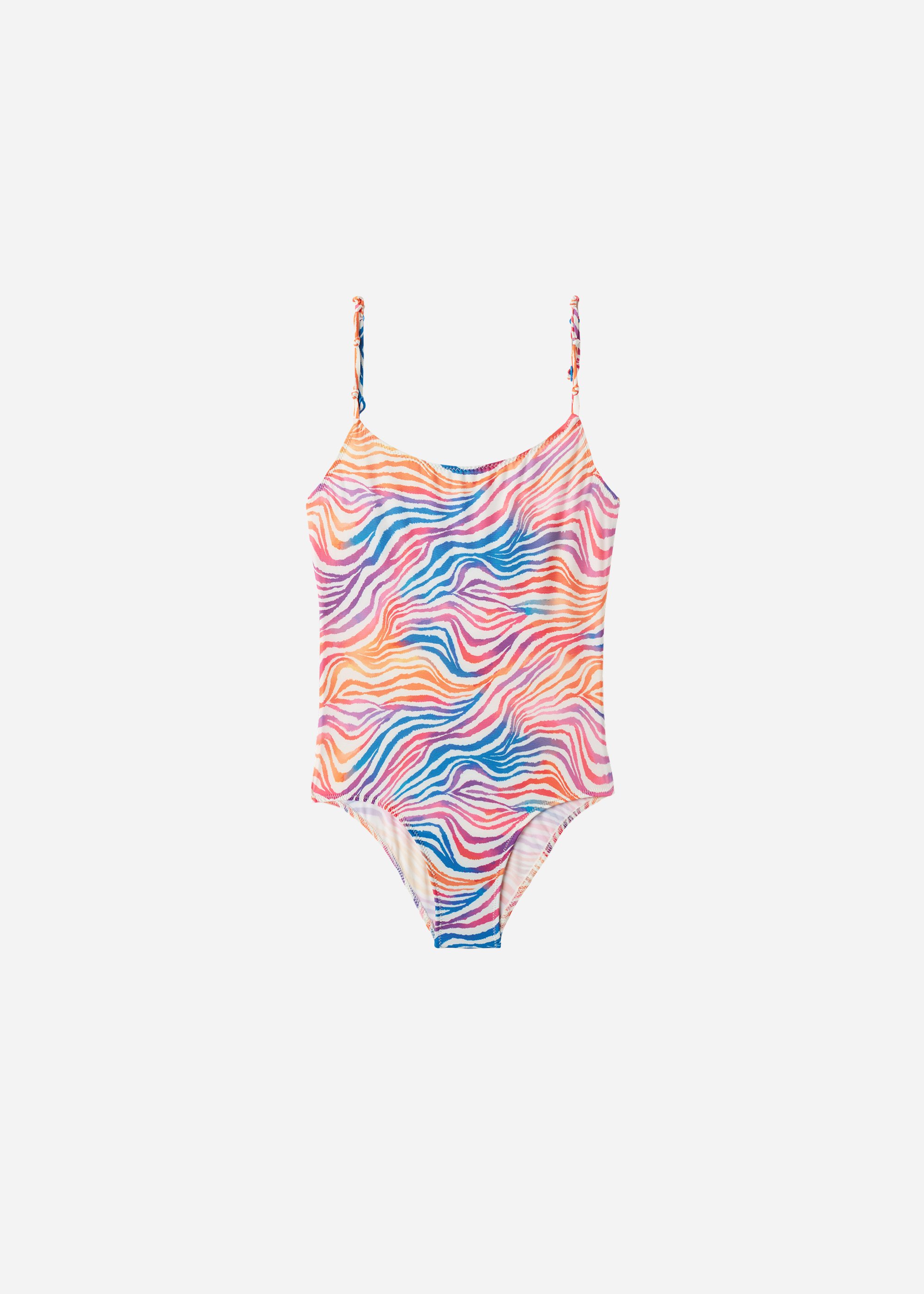 Girls??? Animal Print One Piece Swimsuit Malaga Calzedonia