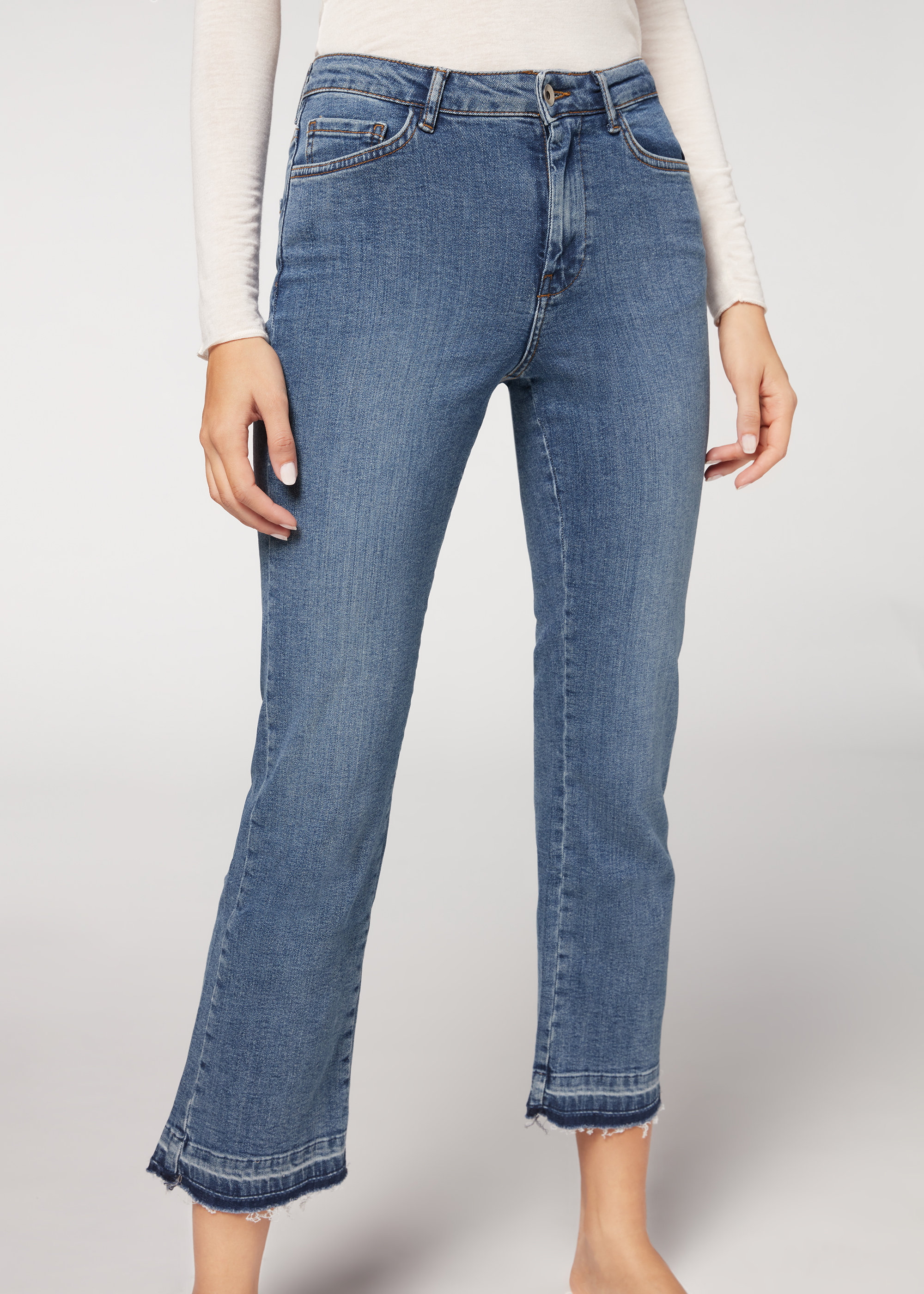 Cropped Flare Jeans - Jeans - Calzedonia