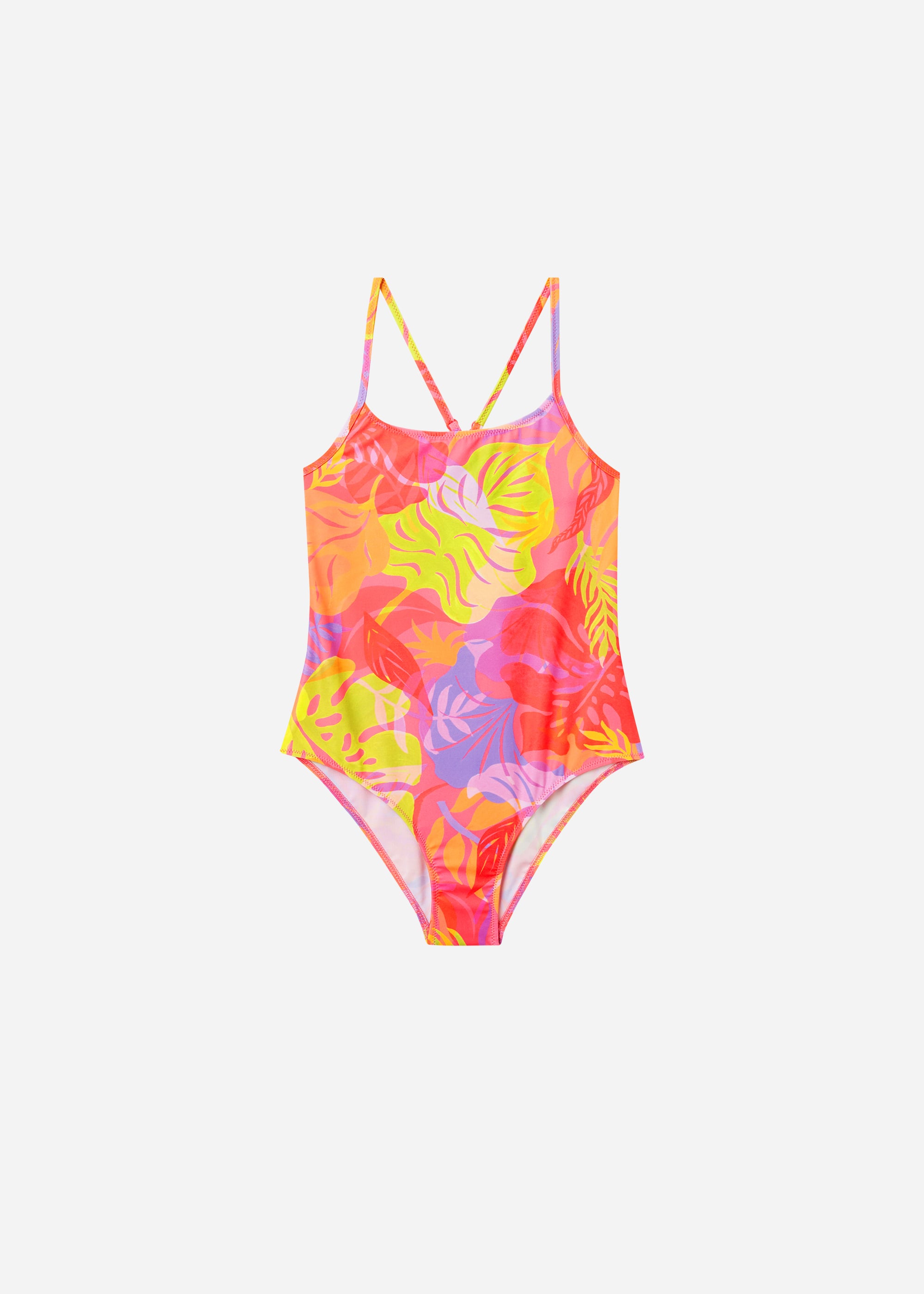 Girls Tropical Active One Piece