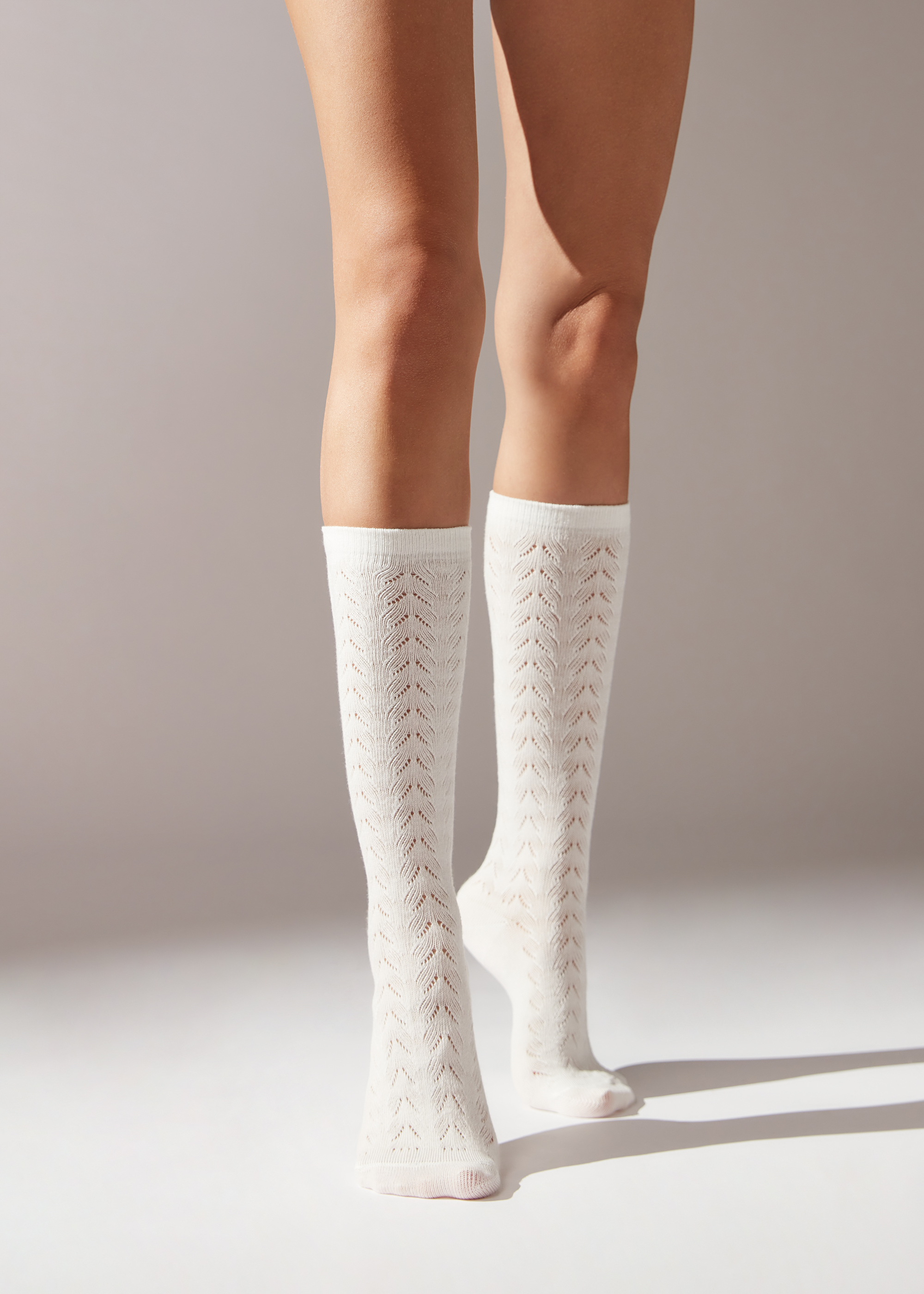 Fretwork 3/4 Long Socks - Long socks - Calzedonia